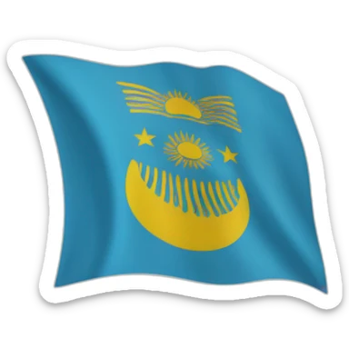 East turkestan flag sticker