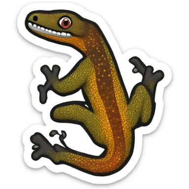 Goanna Aboriginal design  sticker