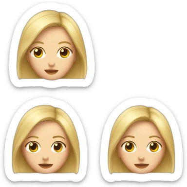 rubia depilacion laser sticker