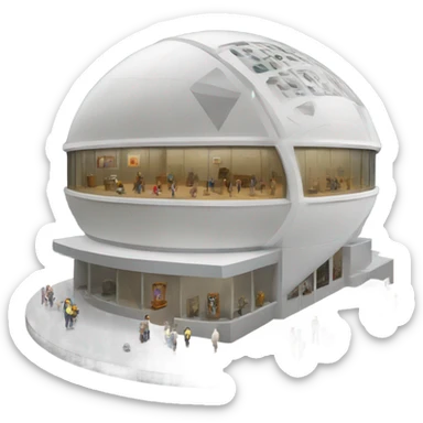 Museum of the future  sticker