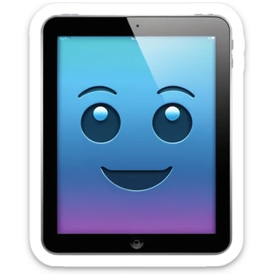 Ipad without a face sticker