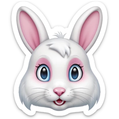 Looney Tunes rabit female sticker