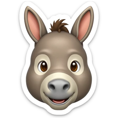 donkey emoji sticker