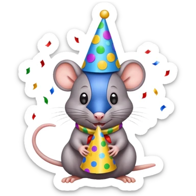 A rat doing 67 sticker