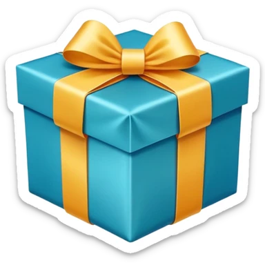 Present box sticker