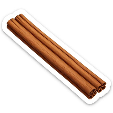 Cinamon Stick, ultra realistic, 4K, ios emoji  sticker
