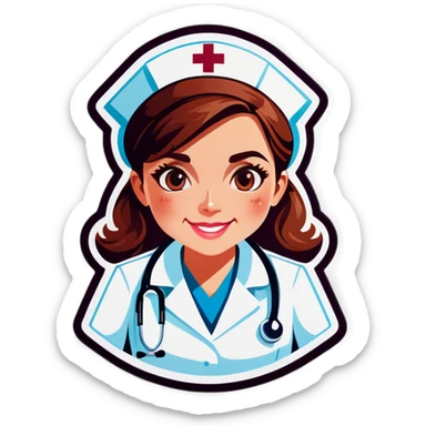 Nurse sticker