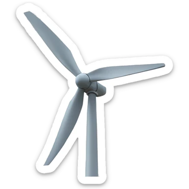 Wind turbine  sticker