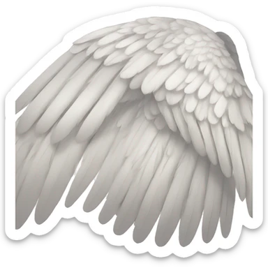 Angel wing sticker