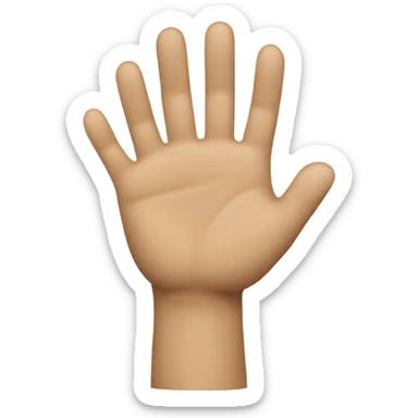 I agree hand signal sticker