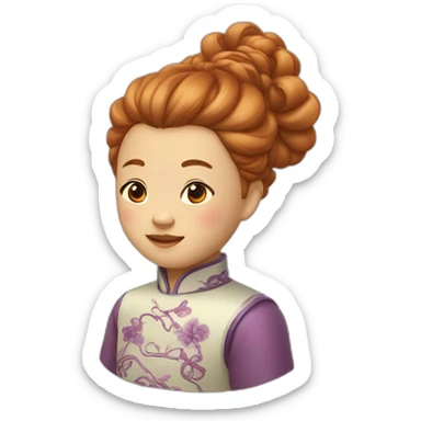 Chinois roux sticker