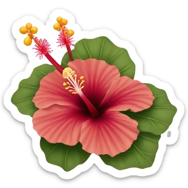 Hibiscus  sticker