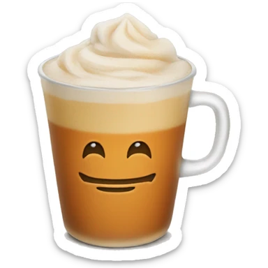 Iced pumpkin chai latte sticker