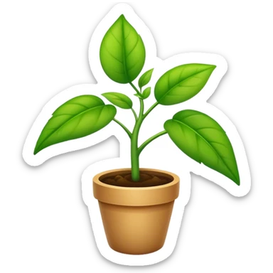 plante verte sticker