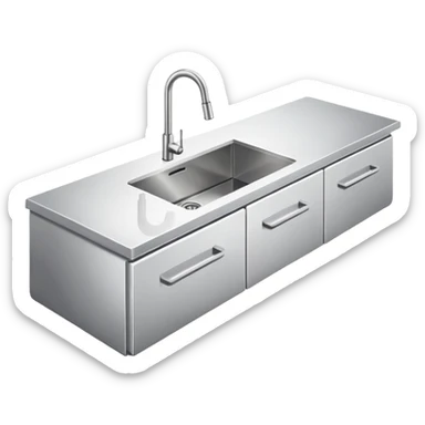 Clean counters kitchen sticker