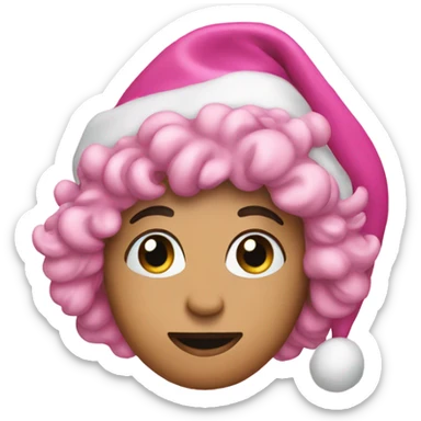 Pink Christmas  sticker