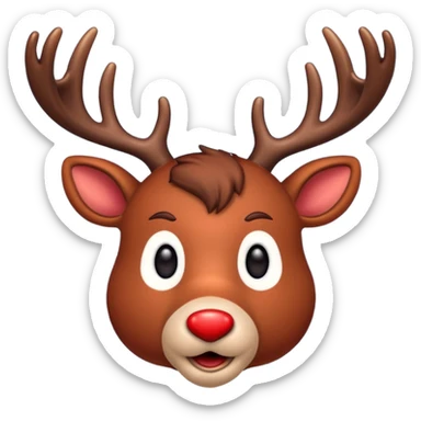 Rudolph sticker
