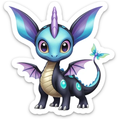 Meloetta-Cresselia-Palkia-Spyro-Toothless-Stitch-Fakémon-creature-hybrid sticker
