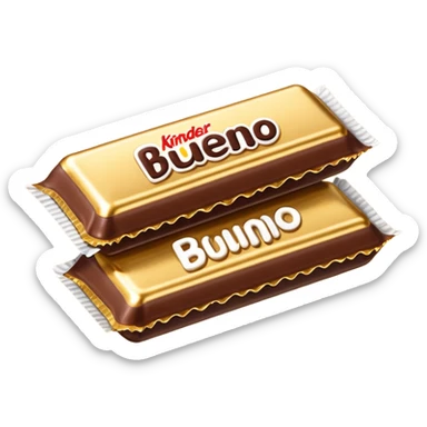 Kinder bueno sticker