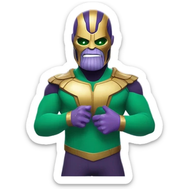 thanos from squid game season 2 sticker