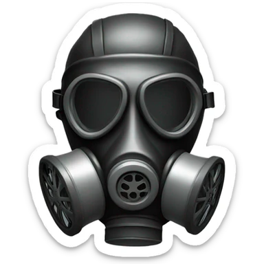 gasmask sticker