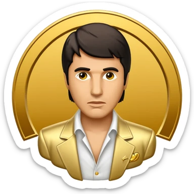 Tony Montana logo sticker