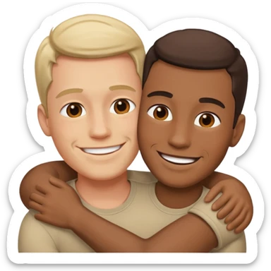 gay qui s’embrasse  sticker