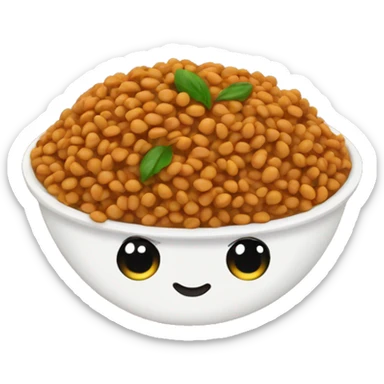 Lentil dish sticker