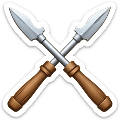 una flecha normal blanca  sticker