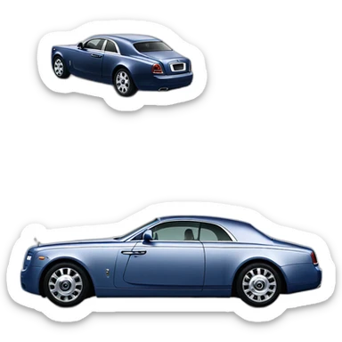 Rolls Royce and bills out the exhaust sticker