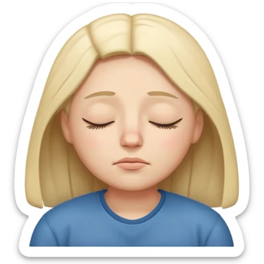 Sleepy Character zzz sticker