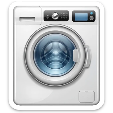Washing machine sticker