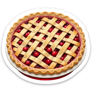 Cherry pie  sticker
