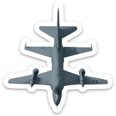 Military kc-135 refueling aircraft  sticker