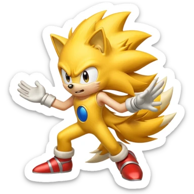 super sonic legend sticker