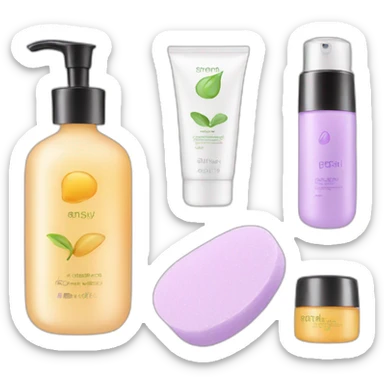 skin care products sticker