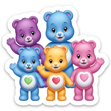 Care bear stare sticker