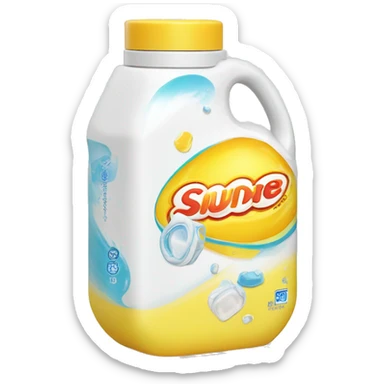 laundry detergent pod sticker