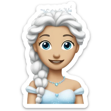 Snow princess  sticker