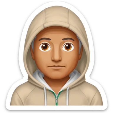 University of Miami, middle aged in hoodie sticker