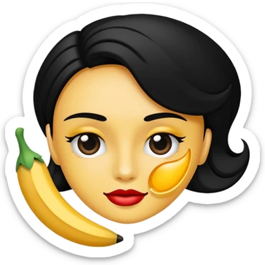 Símbolo estética e cosmética preto sticker