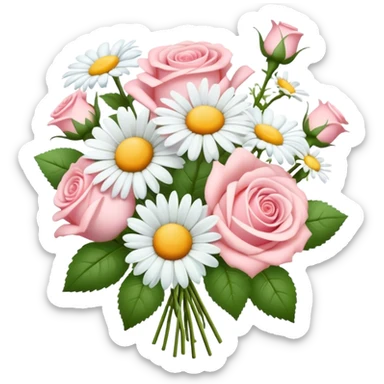 Small Pastel bouquet sticker