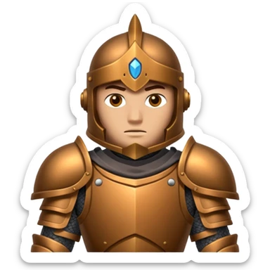 Mega Knight from clash royale sticker