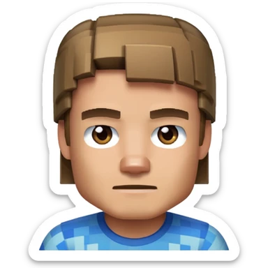 Minecraft Steve sticker