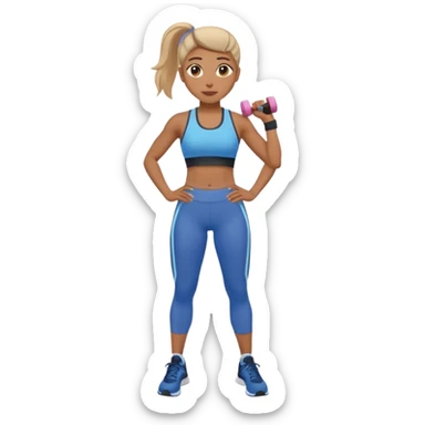 émoji d'un coach sportif sticker