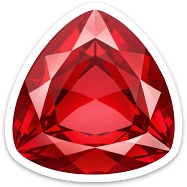 Emoji piedra rubi sticker