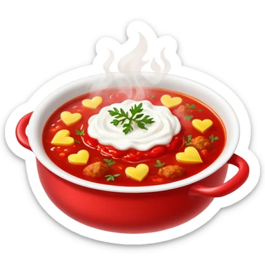 Ukrainian borsch sticker