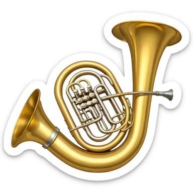 emoji :lustige fette Tuba sticker