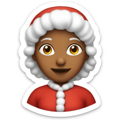 Mrs claus  sticker