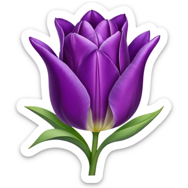 tulipan celest3 sticker